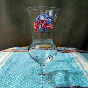 Planet Hollywood Orlando Stemmed Pilsner Goblet Vintage Souvenir 90s